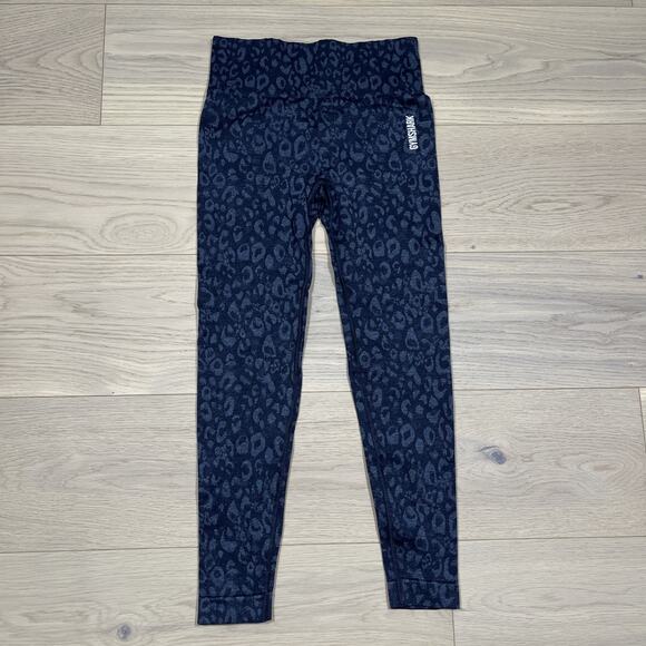 Gymshark Pants - Gymshark Adapt Animal Seamless Leggings Black Size Medium- Scrunch Bum
